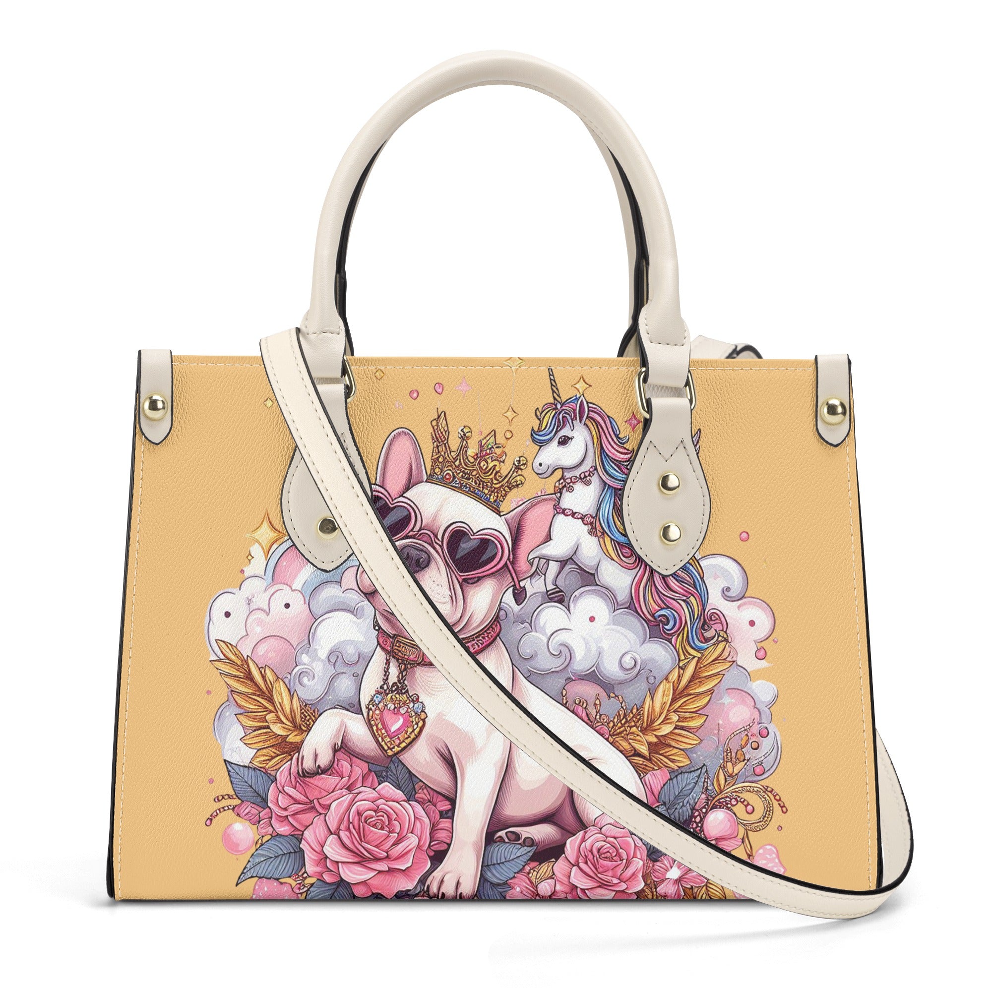 French Bulldog Lover Lucy Luxury Women Handbag Cute Frenchie Fan Gear