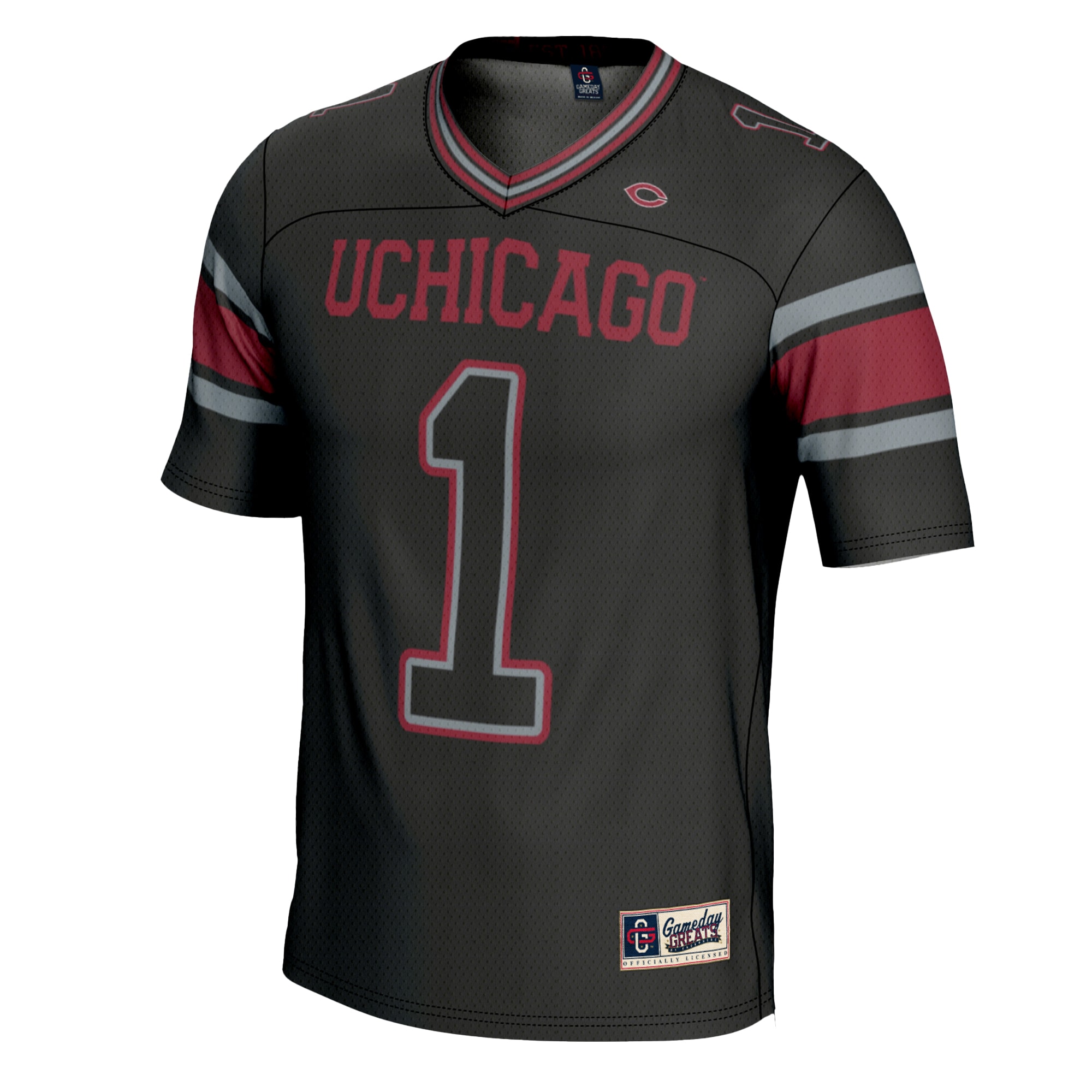 [DDG] UChicago Maroons GameDay Greats Youth Football Jersey - Black