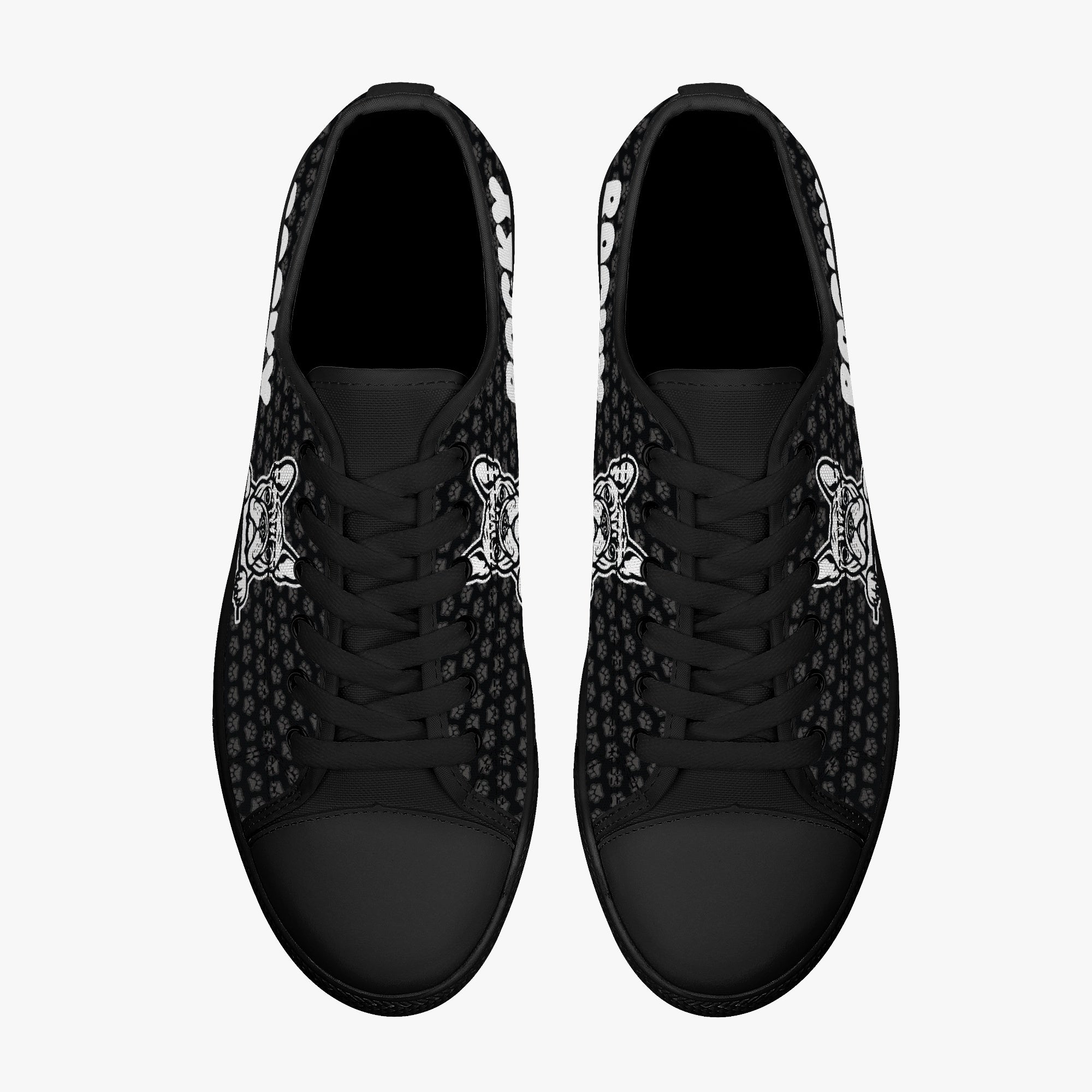 Personalized Classic Low-top Canvas Shoes For Dog Lovers | Comfy Fit