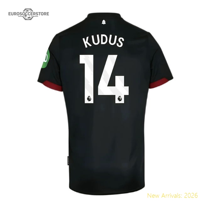 Top-grade 2024-2025 West Ham Away Shirt (kudus 14) - Collectors Item