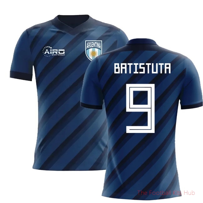 2025-2026 Argentina Away Concept Football Shirt (Batistuta 9)
