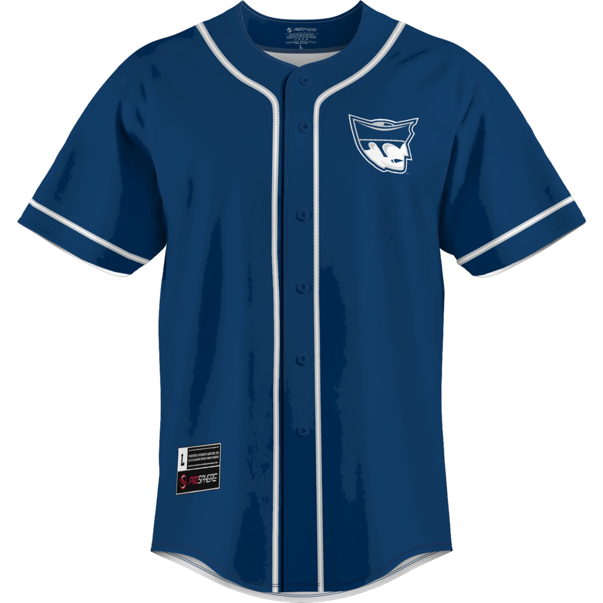 [NJP] Marietta College Pioneers GameDay Greats Lightweight Baseball Jersey - Navy