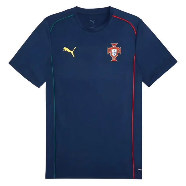 2025-2026 Portugal Casuals Tee (Persian Blue) Euro Authentic