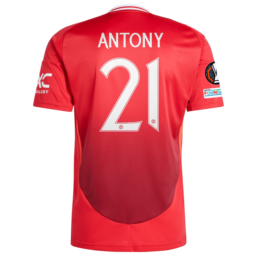 Manchester United Antony 2024-2025 UEL Home Jersey – Authentic Shirt