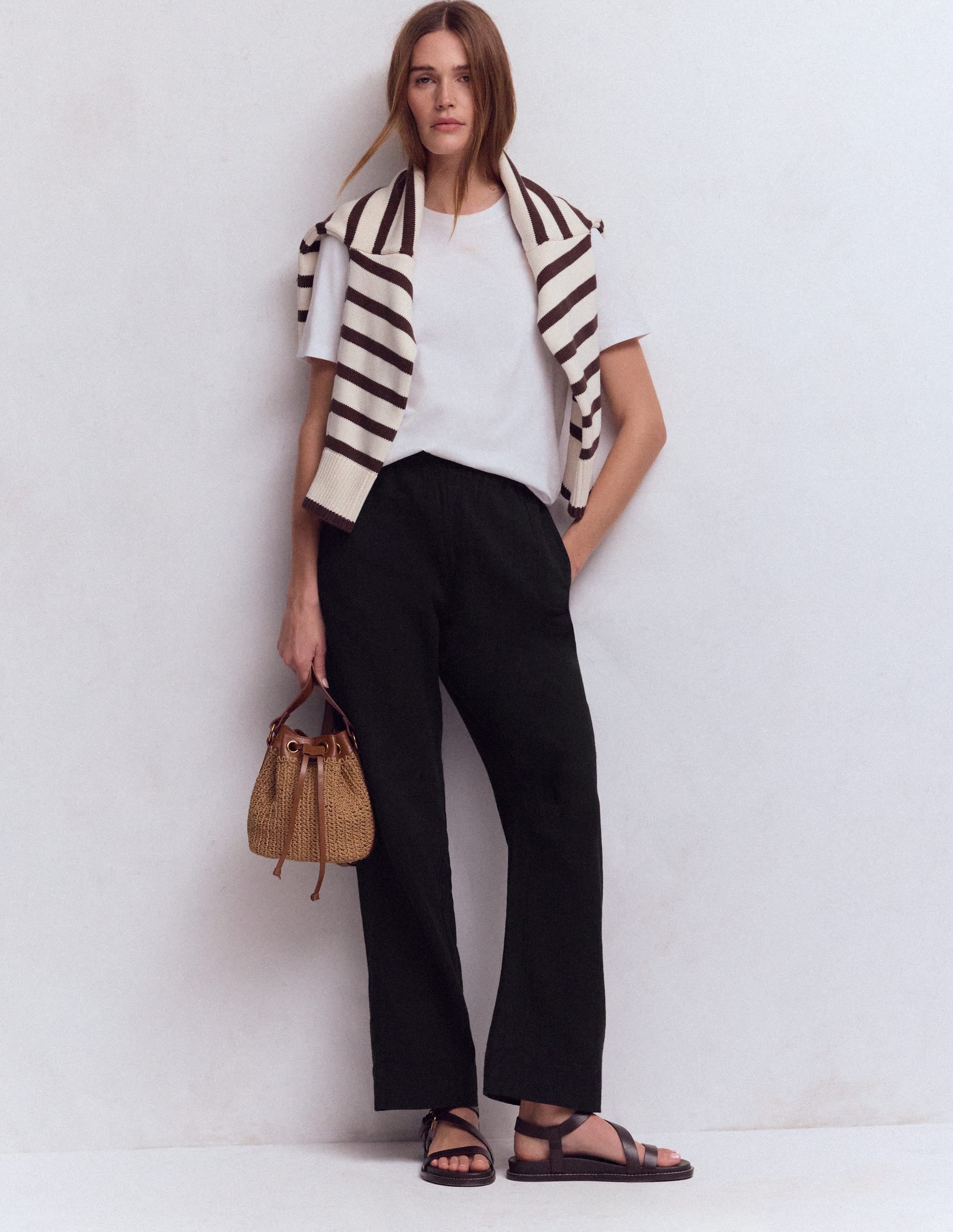Pull On Double Cloth Trousers