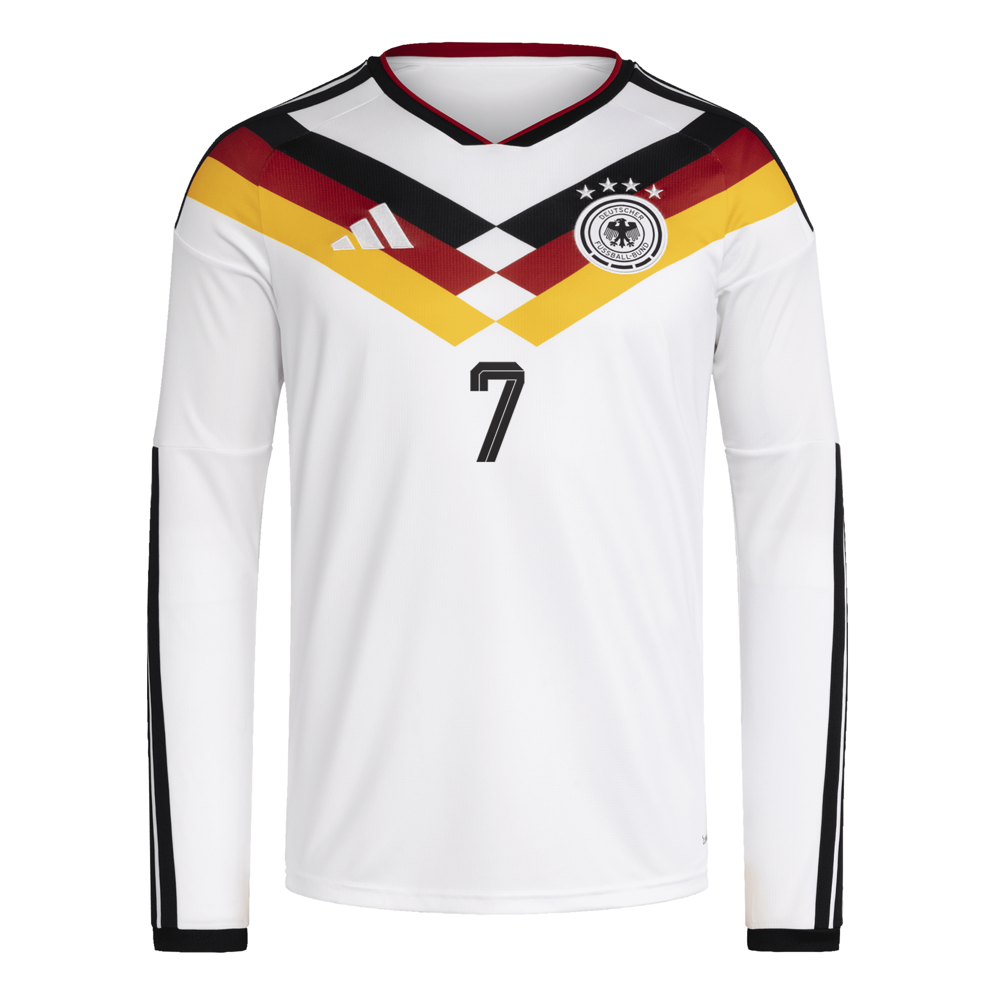 [SJH] Kai Havertz Germany National Team 2026 Home Replica Long Sleeve Jersey - White