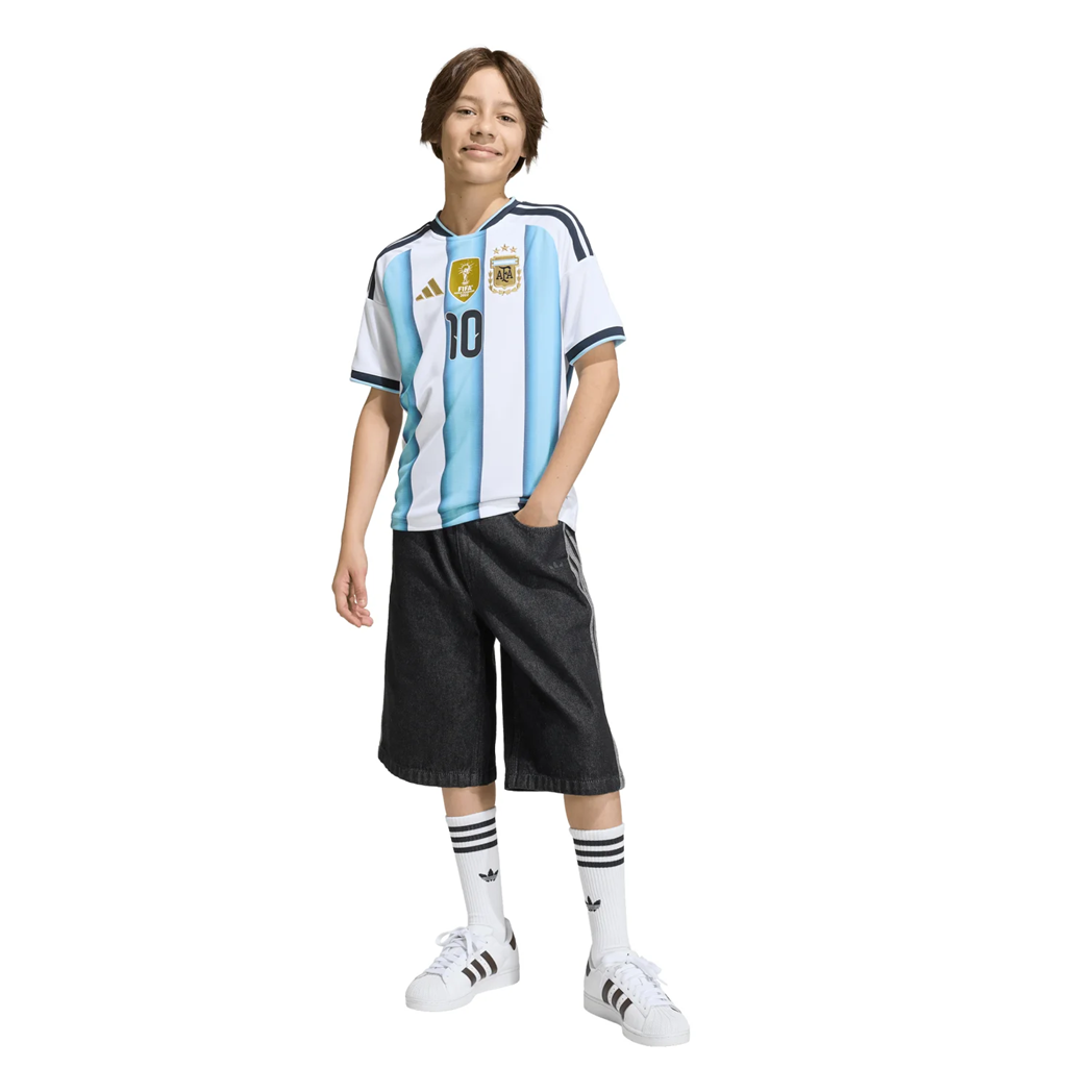 Argentina 2026 Home Messi 10 Jersey | Youth 3-Star Albiceleste Football Shirt