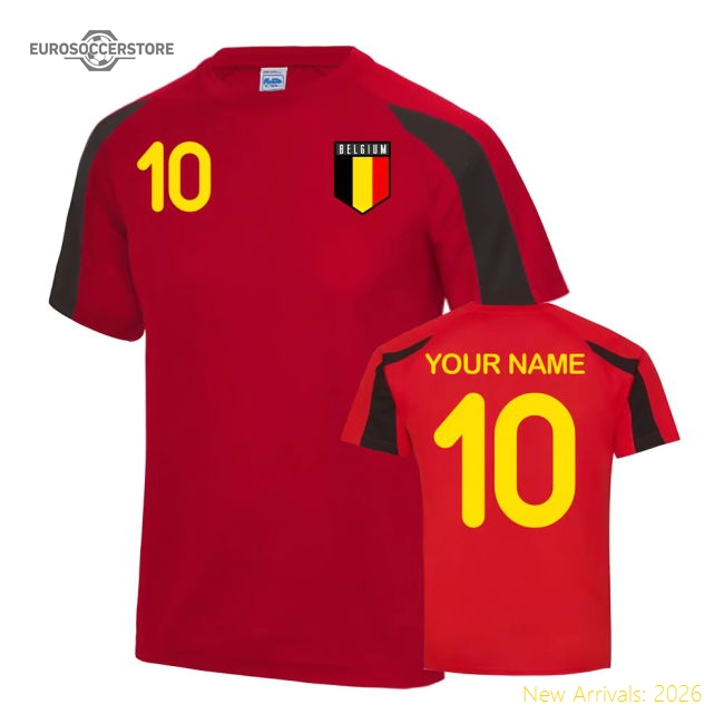 Belgium Sports Training Jersey (Your Name)