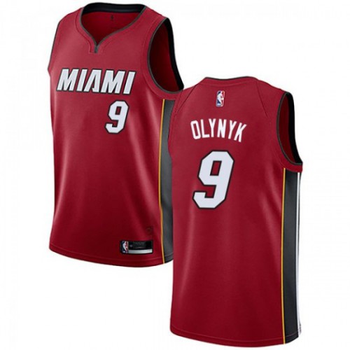 Nike Heat Red Miami Heat #9 Jersey - Value-Priced Game Day Wear