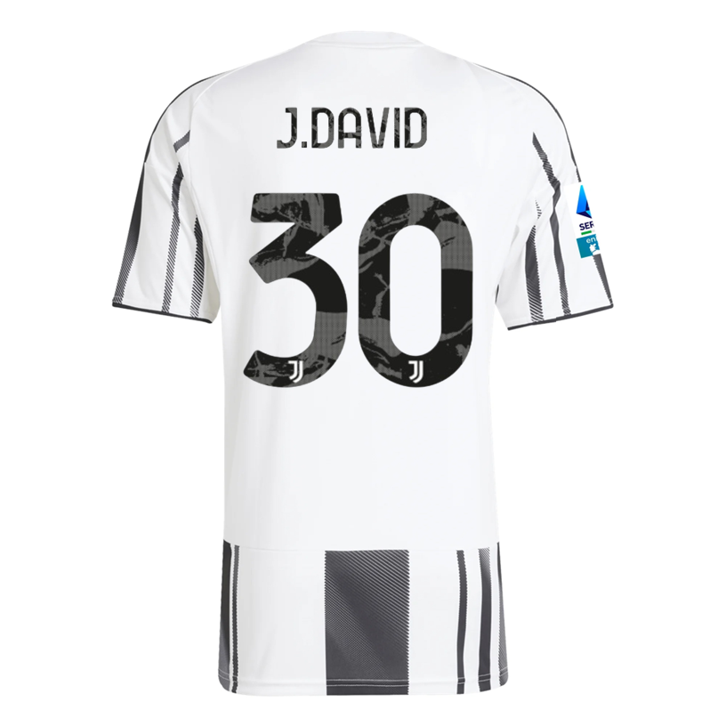 Juventus A Patch 2025-2026 Serie A Home Jersey – Authentic Shirt