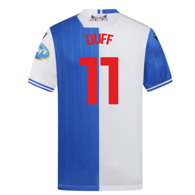 Blackburn 2025-20 Home Soccer Kit Duff Printing L M S