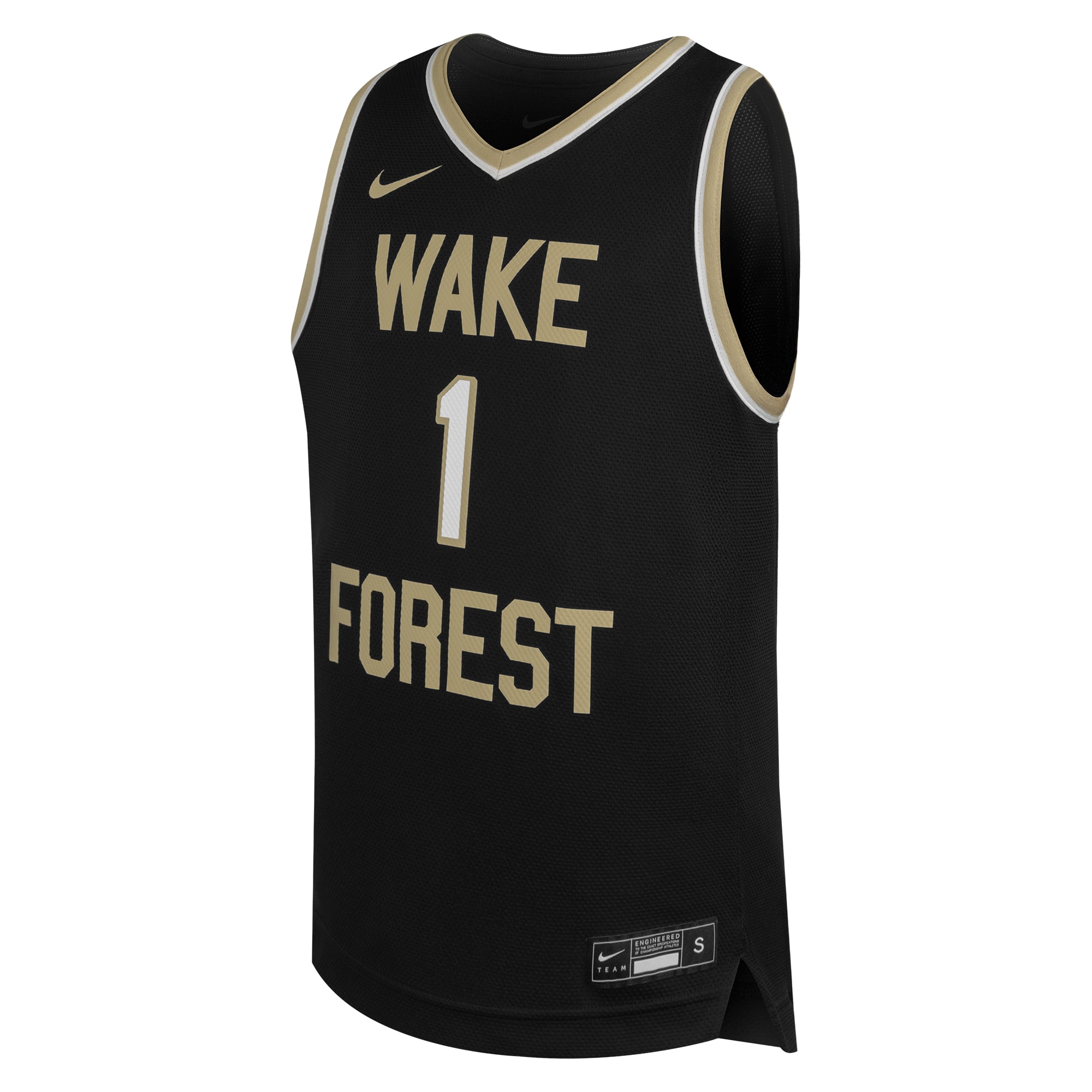 [NJP] Wake Forest Demon Deacons Youth Replica Basketball Jersey - Black