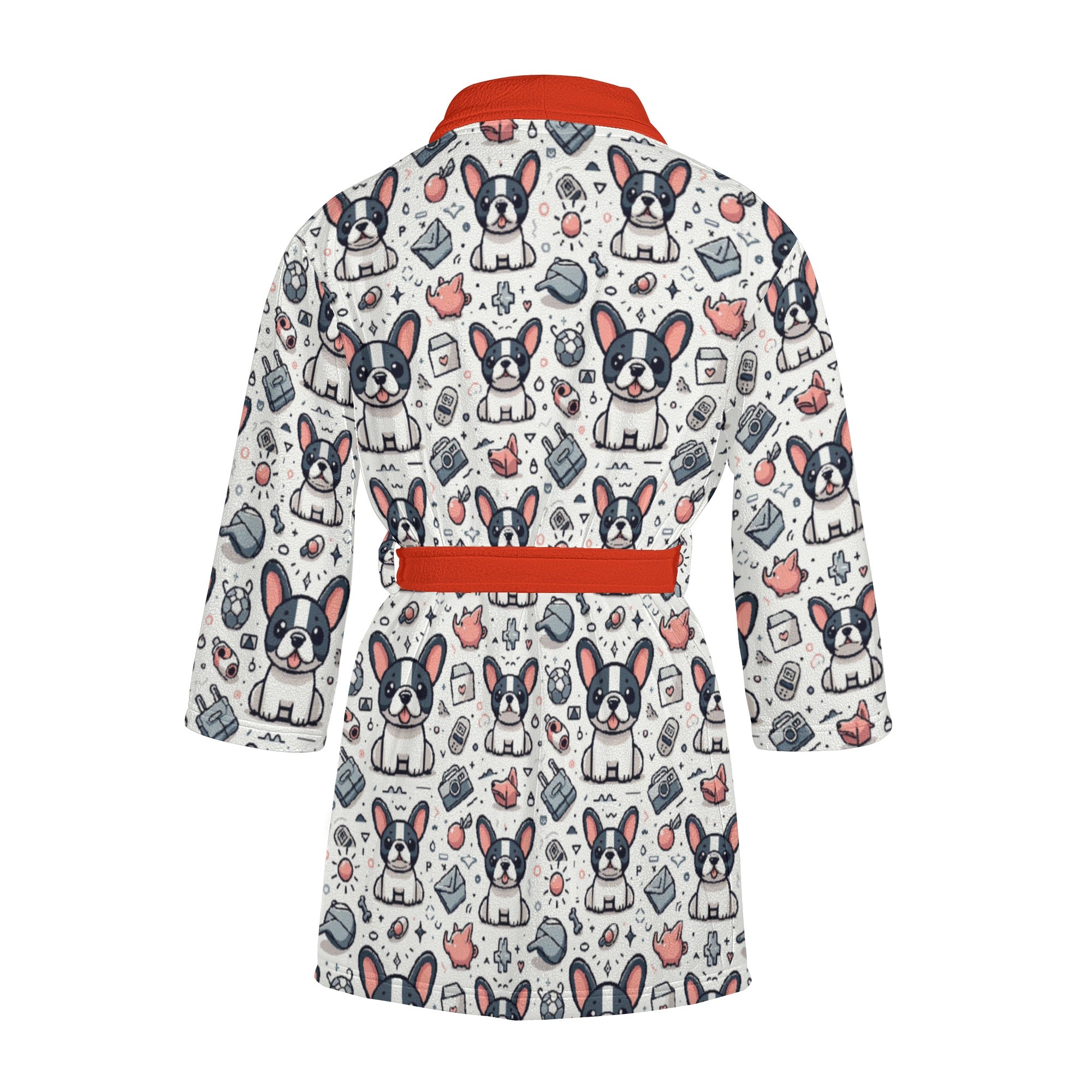 French Bulldog Lover Stella Women Bathrobe Stylish Daily Item