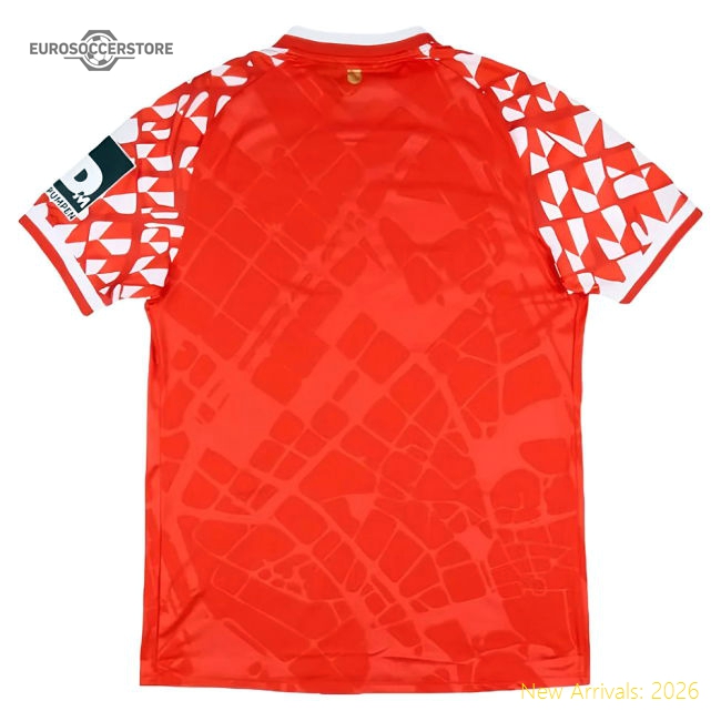 2025-2026 Fsv Mainz Home Kit Jersey In Multiple Sizes Match Replica