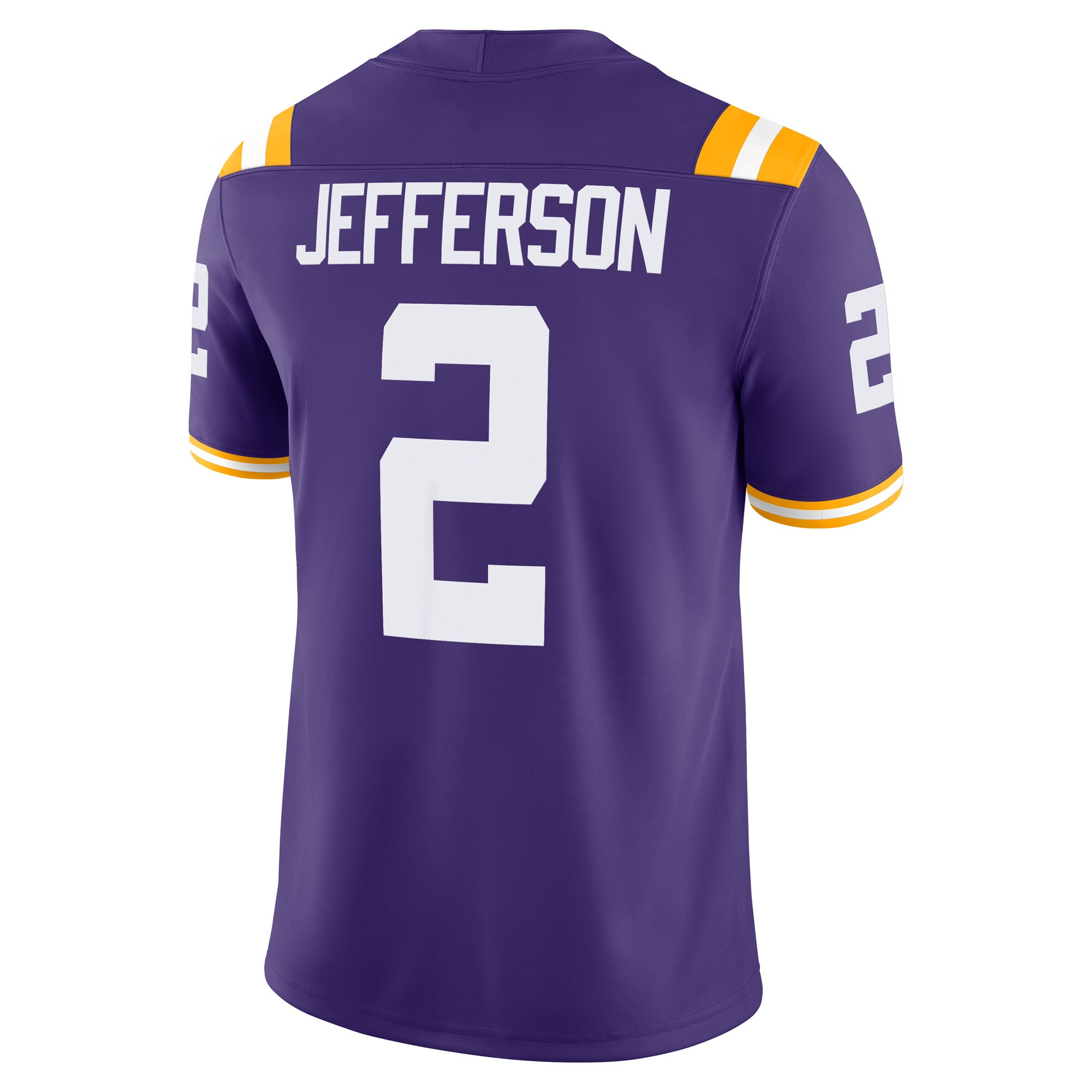 [NJP] Justin Jefferson #18 LSU Tigers Player Game Jersey - Purple