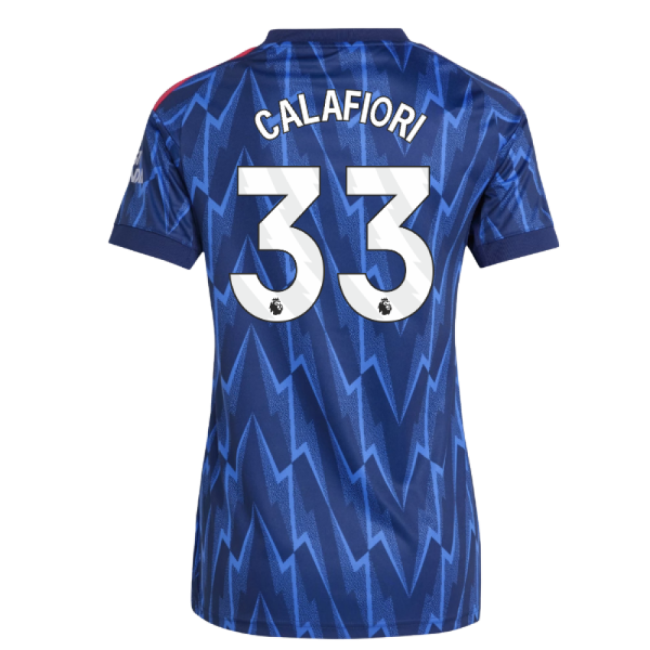 Arsenal 2025-2026 Home Soccer Jersey (Womens) (Calafiori 33) - Wome...