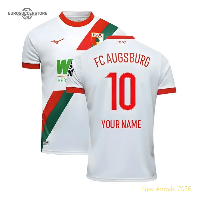 2025-2026 Fc Augsburg Home Shirt (kids) (your Name) - Unbeatable Value