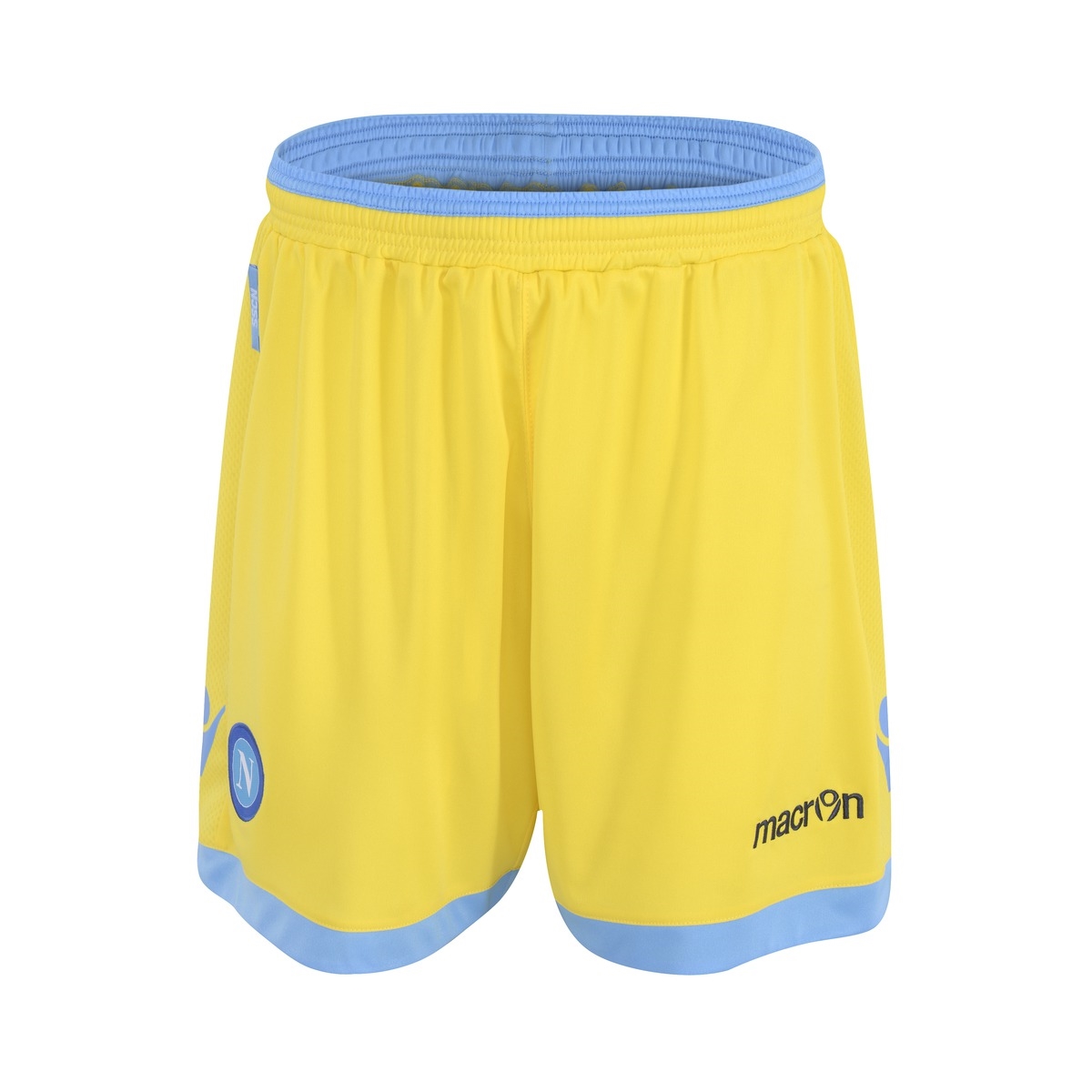 13-14 Napoli Away Yellow Jersey KitShirtShorts - Official Replica 2227