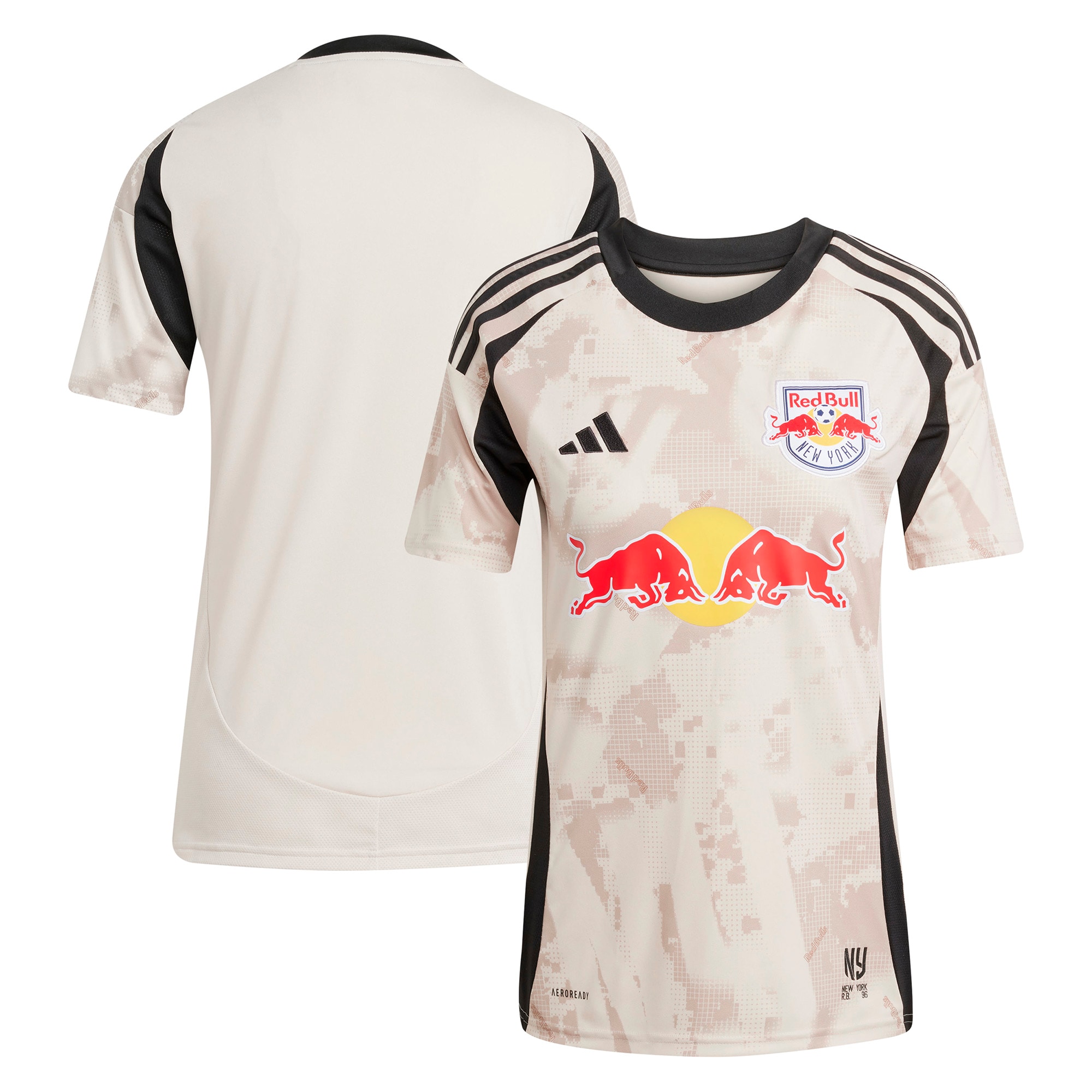 [JED] New York Red Bulls Women's 2025 Stone Kit Replica Jersey - Tan