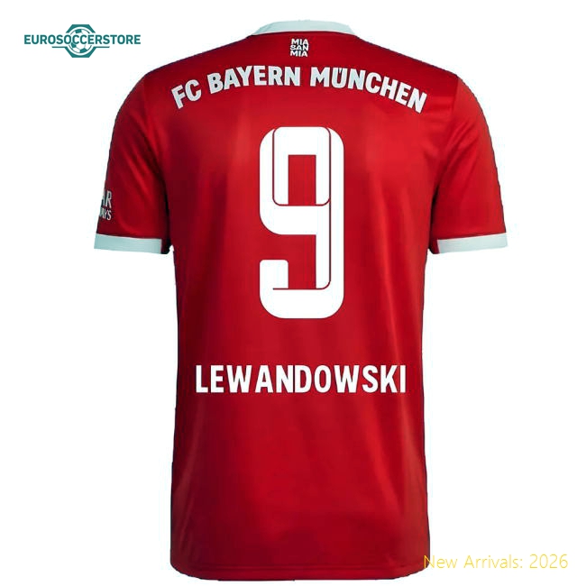 Football Team Kids Lewandowski Durable Jersey Kids-safe Technology