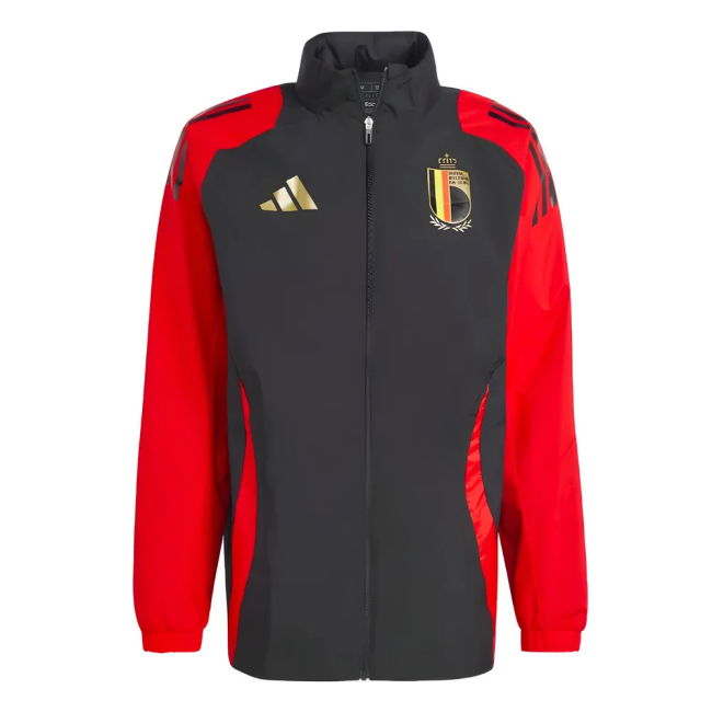 Updated Belgium Jacket Football Shirt 2024-2025