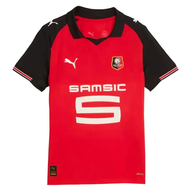 2025-2026 Stade Rennais Home Shirt (Kids) (Wooh 4)