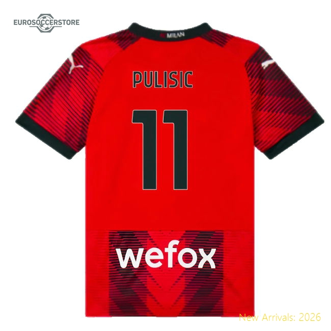 Non-toxic Football Team Kids Jersey Pulisic 2023-2024 Aeroready