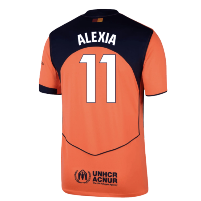 Official Performance 2025-2026 Barcelona Third Shirt (Alexia 11)