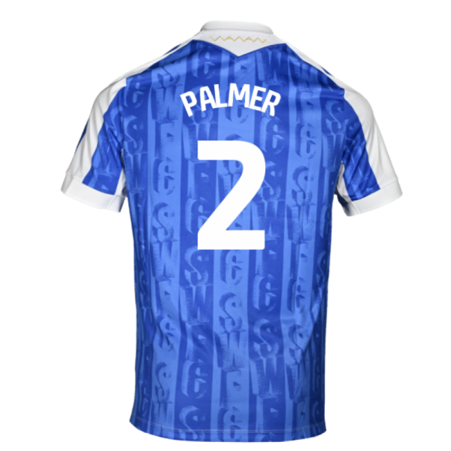 Football Sheffield Wednesday Home Shirt Palmer #2 Match Quality Fe...