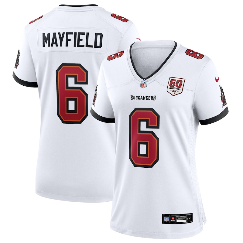 None Baker Mayfield Record-Breaker TB Buccaneers Premium-Quality Je...