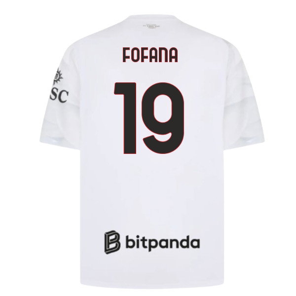 [DDJ] 2026 2027 AC Milan Shirt Away Kit (Fofana 19)
