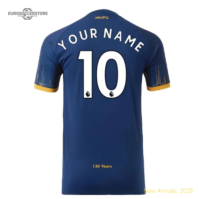 Authentic 2022-2023 Newcastle Away Shirt (your Name) - Premium