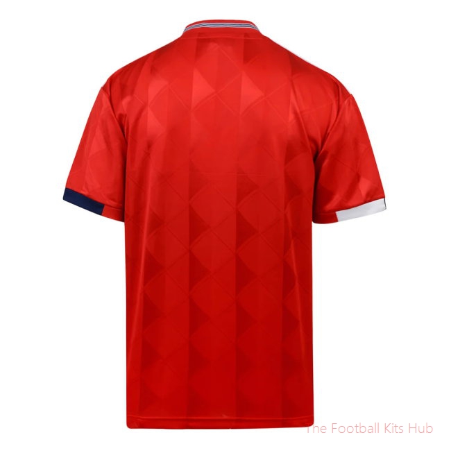 Score Draw England 1989 Away Retro Football Shirt