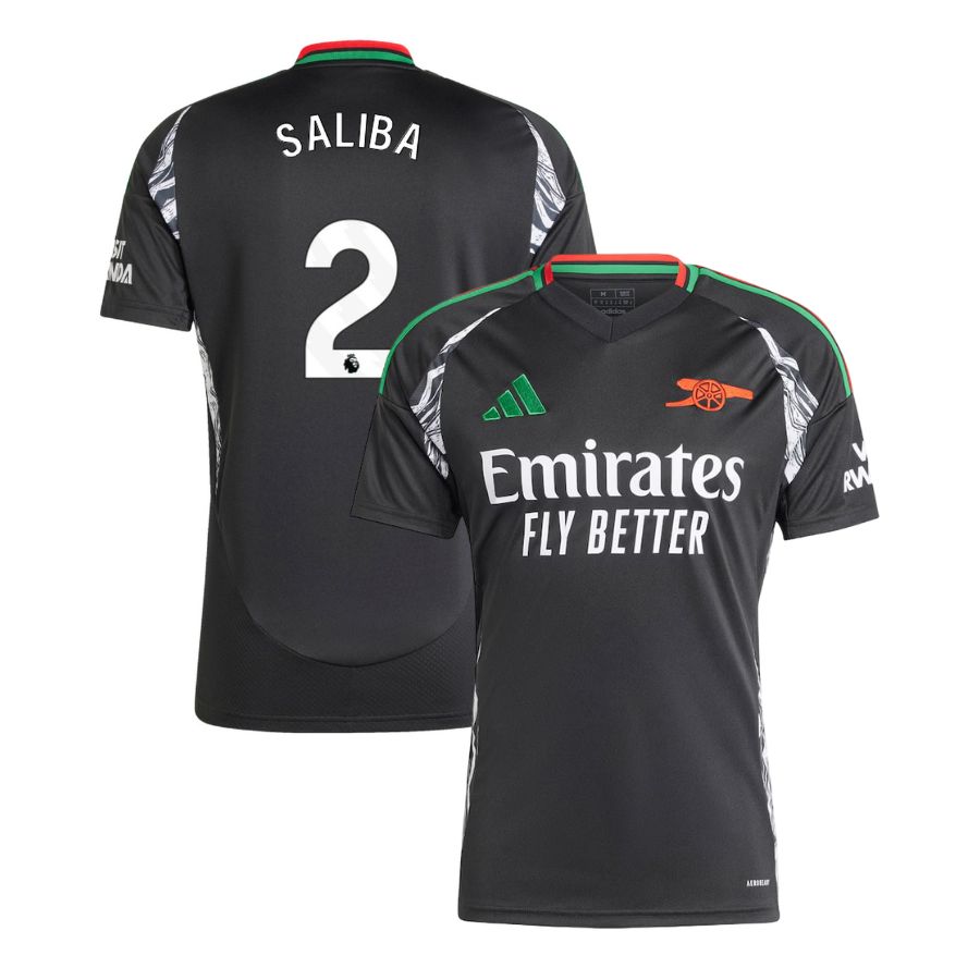 Arsenal Away Jersey 2024 2025 Saliba