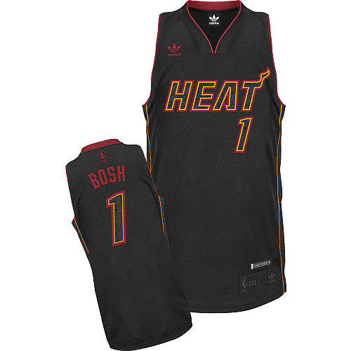 Miami Heat Chris Elite Collection Swingman Jersey Modern Design #1