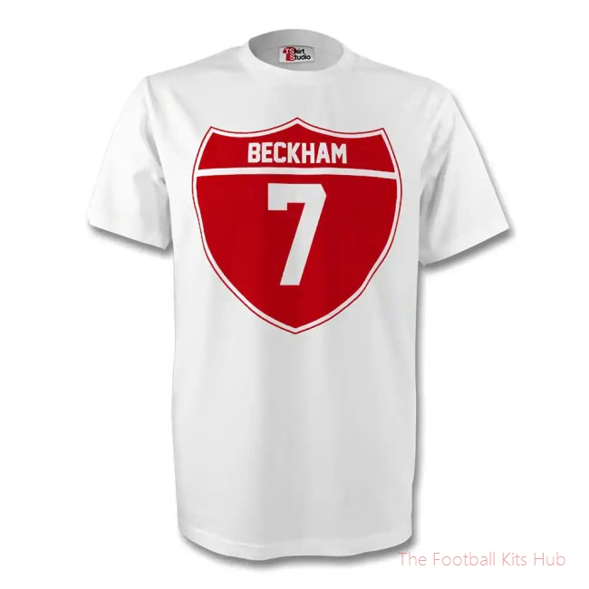 David Beckham England Crest Tee (white) - Kids