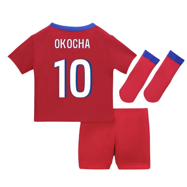 2025-2026 PSG Third Baby Kit (Okocha 10)