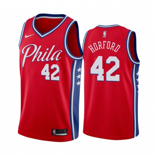 Nike 76ers Red Philadelphia 76ers #42 Jersey - Great Value Basketball Jersey
