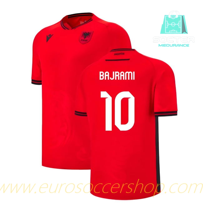 2025-2026 Season Albania Home Football Shirt (Bajrami 10)