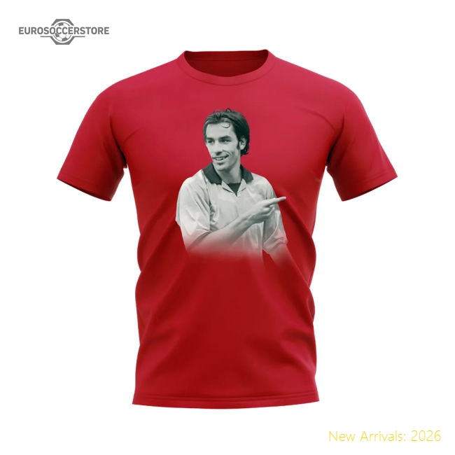 Robert Pires Arsenal Legend T-Shirt (Red)
