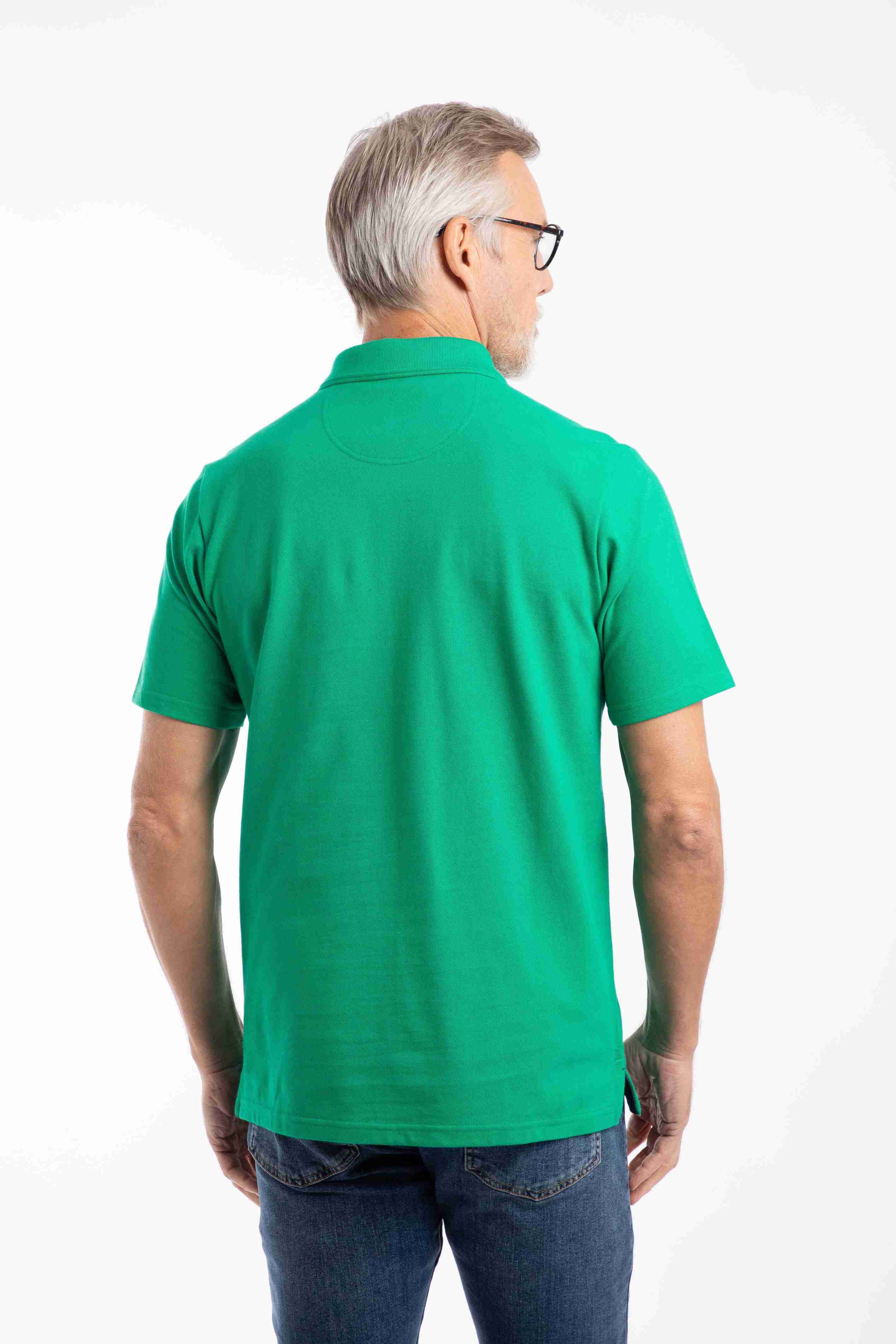 Miles Pique Polo Shirt Evergreen