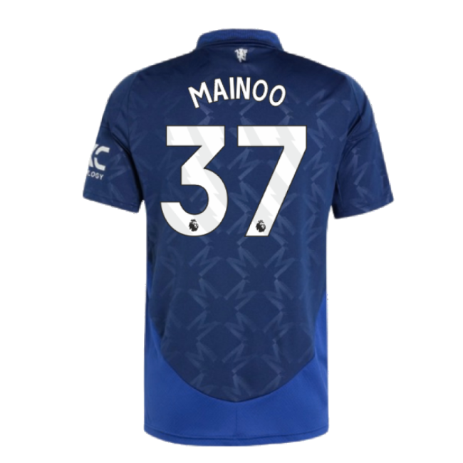 2024-2025 Man Utd Away Football Jersey (Mainoo 37) Fan Edition