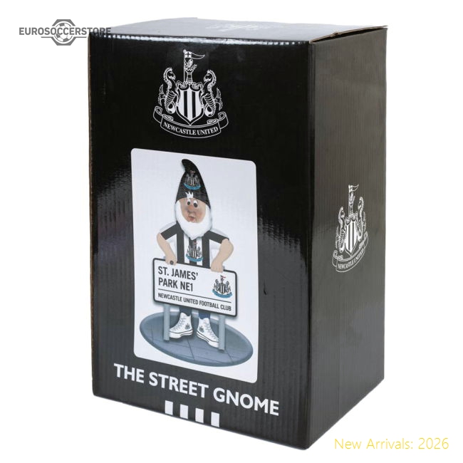 Newcastle United Fc Street Sign Gnome - Authentic Design