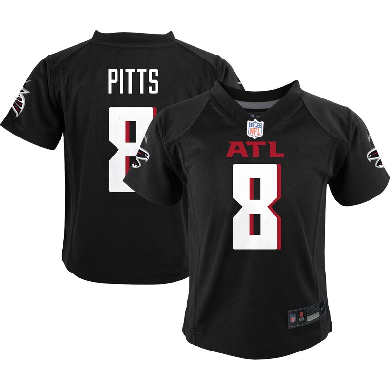 None Kyle Pitts Sr. MVP Candidate ATL Falcons Elite Jersey Game Day We
