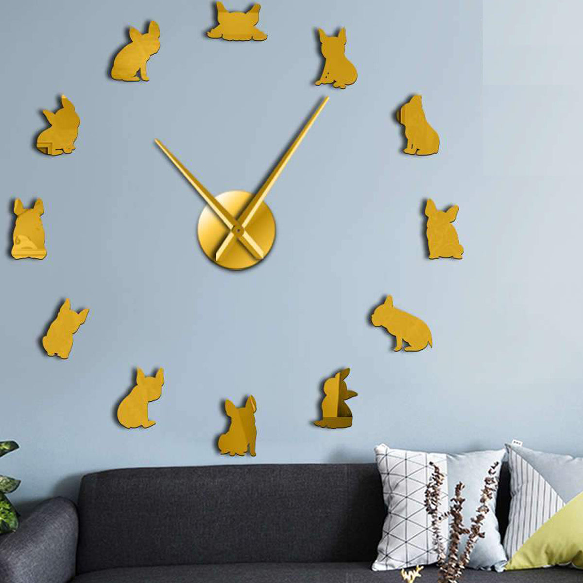 Durable Minimal-Aesthetic The Frenchie Clock - (ws77) for Street Style