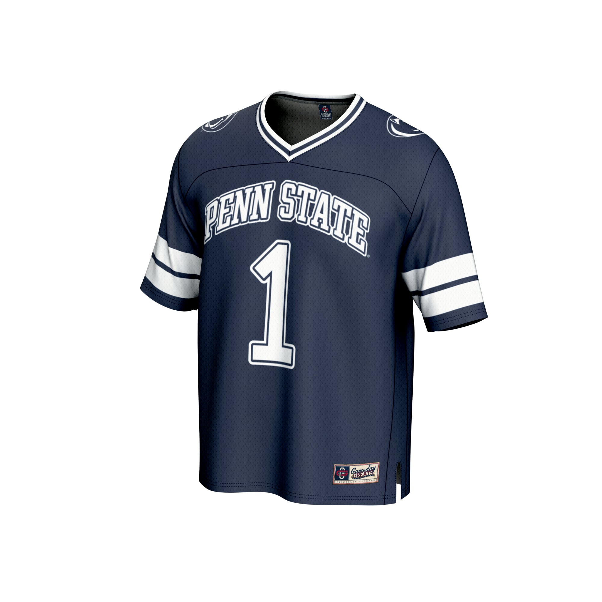 Youth #1 Navy Penn State Nittany Lions Lightweight Collegiate Football Fashion Jersey