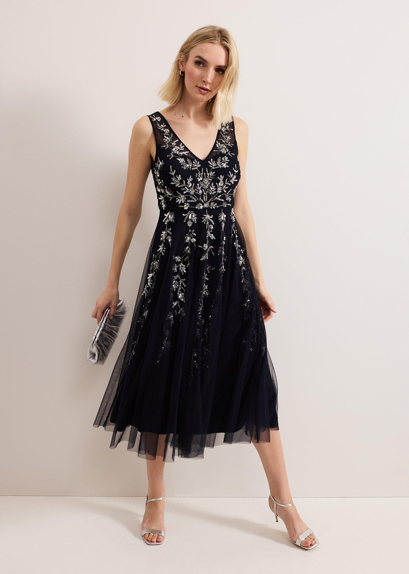 Marissa Beaded Midi Dress
