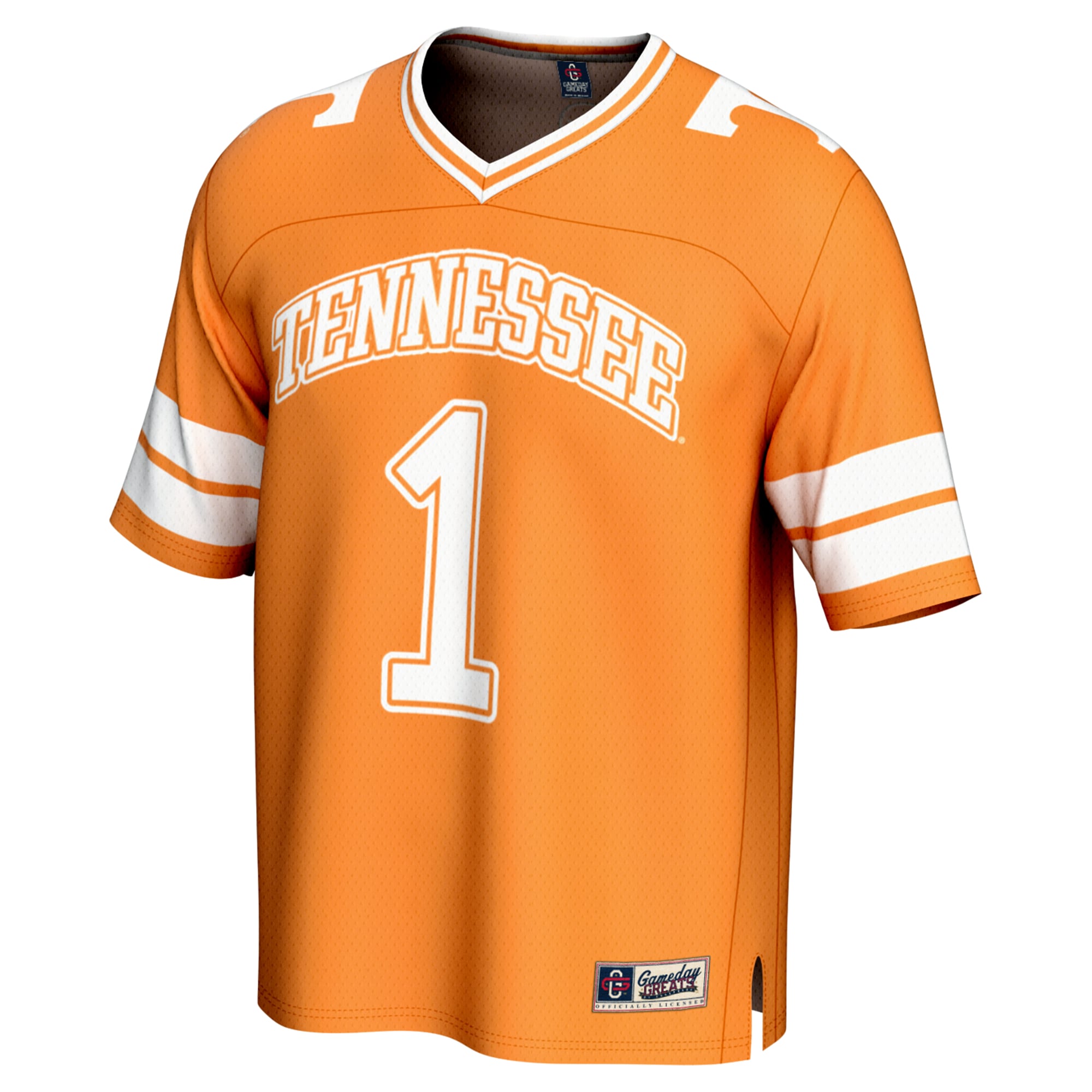 [DDG] Tennessee Volunteers GameDay Greats Unisex Lightweight Collegiate Football Fashion Jersey - Tennessee Orange