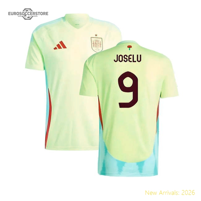 Spain Away Kit 2024-2025 Match Replica Jersey Stadium Approved