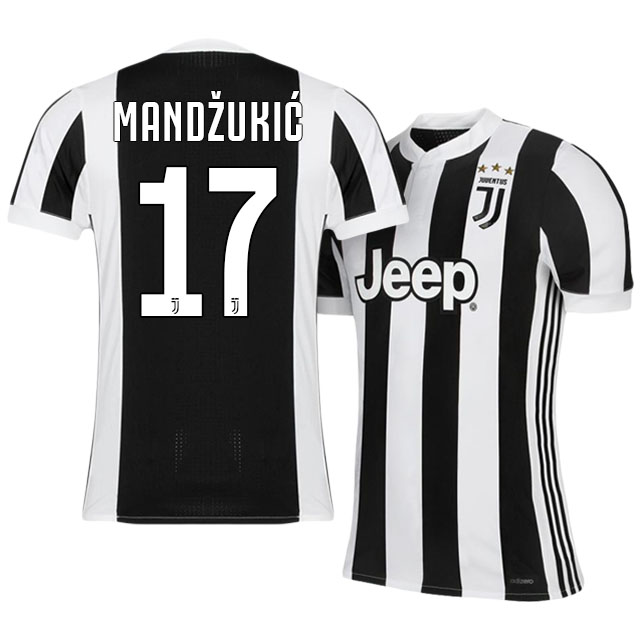 Juventus Home 201718 Mario Mandzukic 17 Shirt - Official Replica 17967